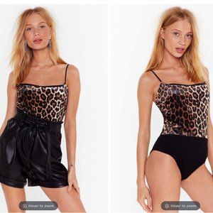 The Fur Flies Leopard Bodysuit